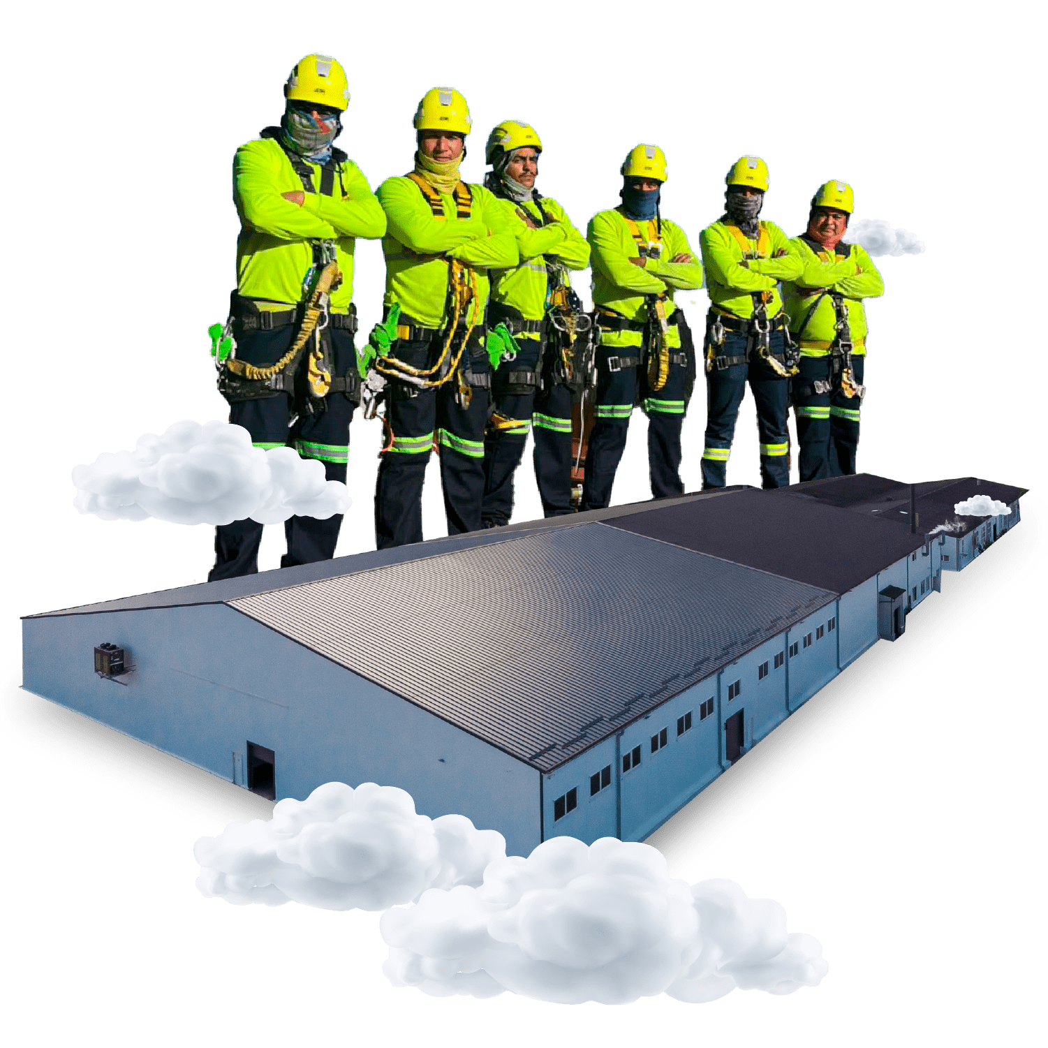 equipo-realizando-limpieza-en-alturas-en-edificio-industrial